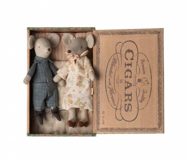 MAILEG Oma und Opa Mäuse in Box