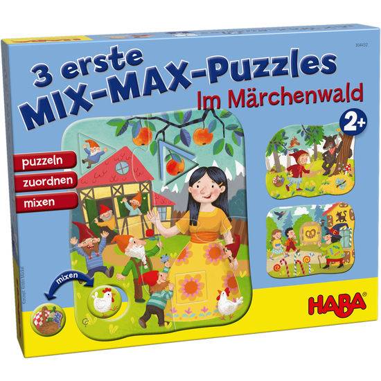 3 erste Mix-Max-Puzzles – Im Märchenwald