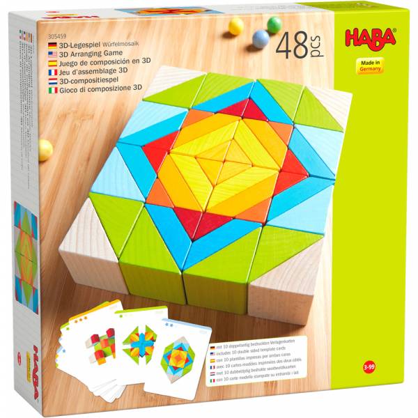 HABA 3D-Legespiel Würfelmosaik