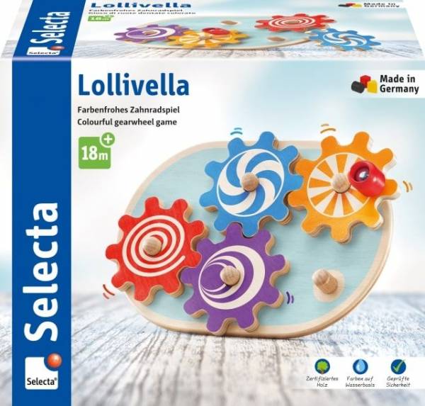 SELECTA Lollivella, Zahnradspiel, 17,5 cm