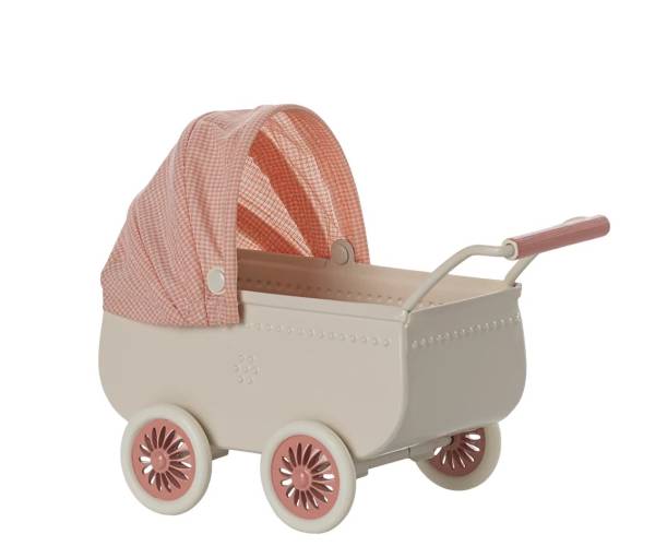 MAILEG Kinderwagen Maus (Coralle) ohne Baby