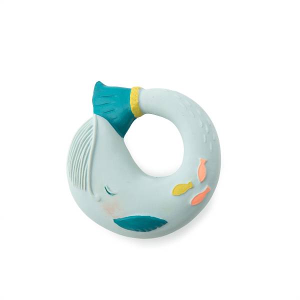MOULIN ROTY Beißring aus Naturkautschuk "Walfisch"