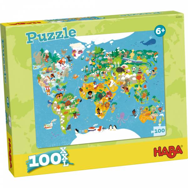 Puzzle Weltkarte