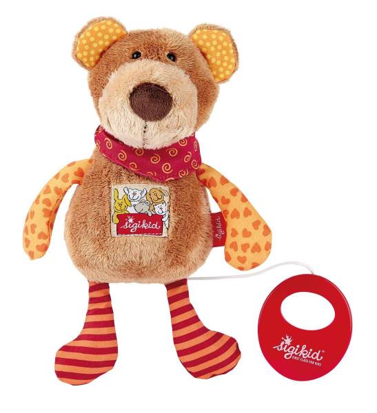 SIGIKID Spieluhr Bär Red Stars Collection (Weißt du wieviel Sternlein stehen)