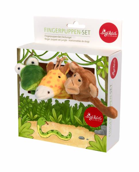 SIGIKID Fingerpuppen-Set Dschungel