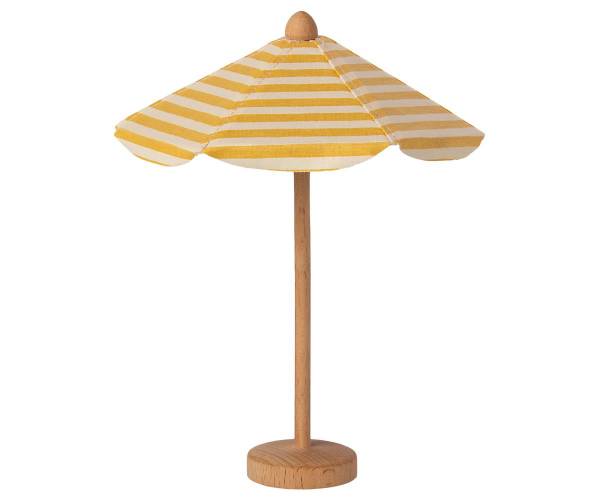 MAILEG Sonnenschirm (gelbe Streifen)