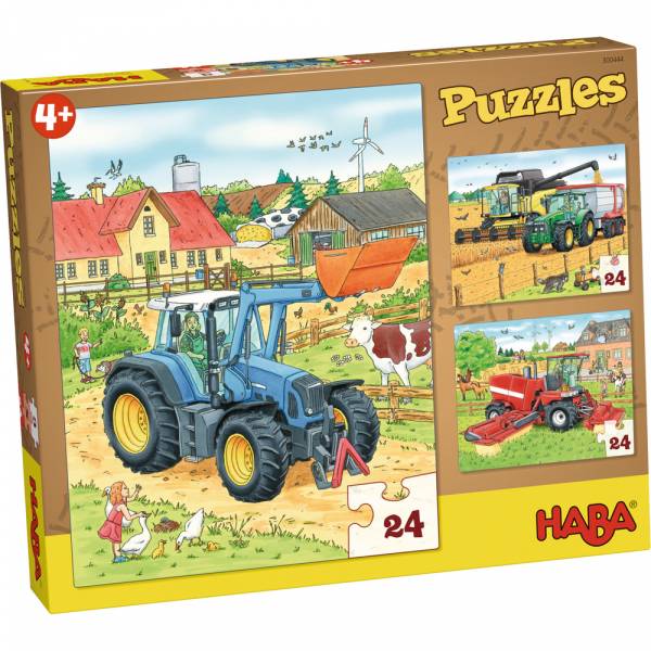 HABA Puzzles Traktor und Co.