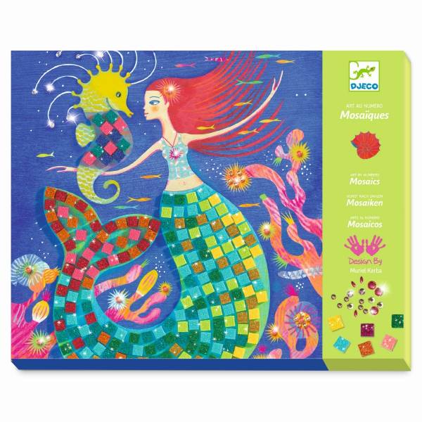 DJECO Mosaik Glitzer "Der Gesang der Meerjungfrauen"