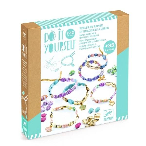 DJECO DIY: Papierperlen Stylish & Gold