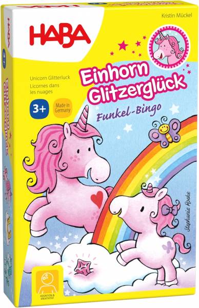 HABA Einhorn Glitzerglück Funkel-Bingo