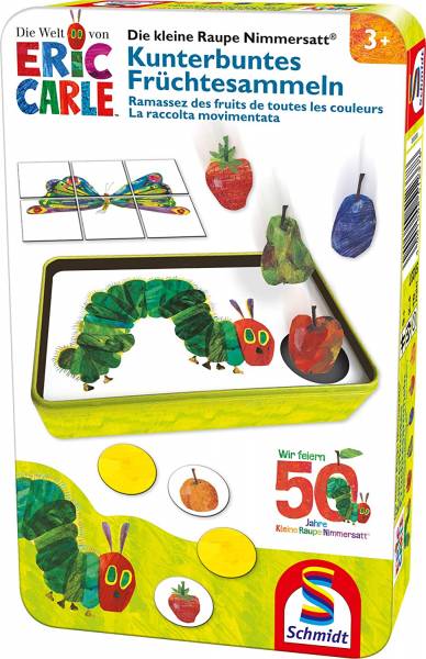 SCHMIDT-SPIELE & SELECTA Die kleine Raupe Nimmersatt - Kunterbuntes Früchtesammeln