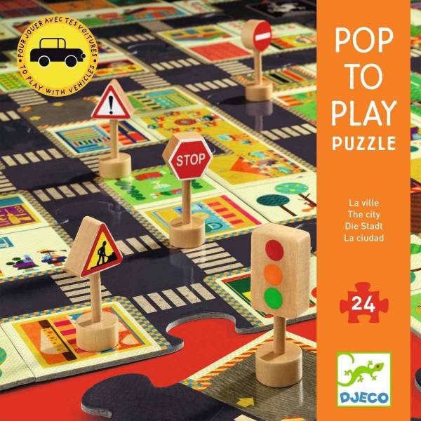 DJECO Puzzle Die Stadt - 24 Teile
