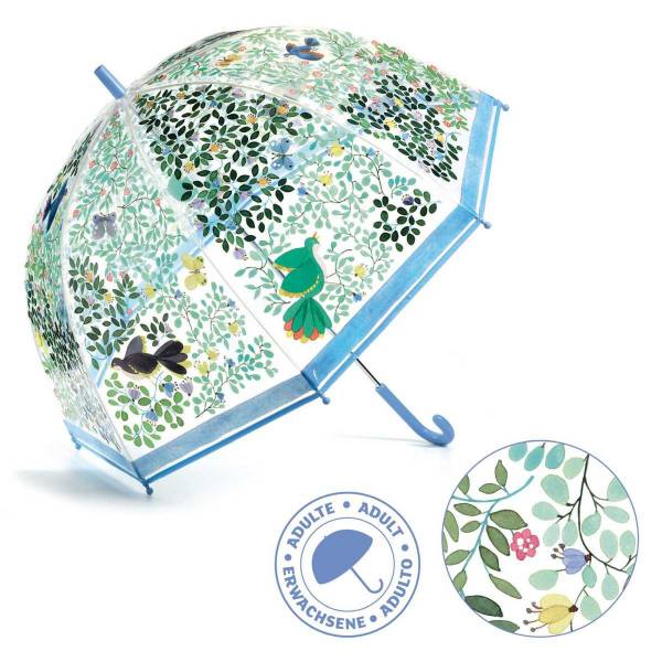 DJECO Regenschirm Wilde Vögel