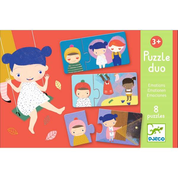 DJECO Puzzle Duo: Emotions