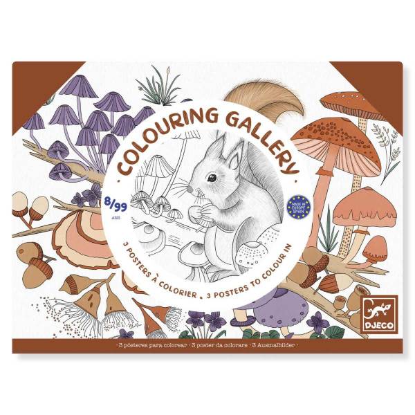 DJECO Colouring Gallery "Natur"