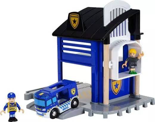 BRIO World - Polizeistation mit Einsatzfahrzeug