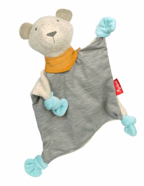 SIGIKID Baby Schnuffeltuch Bär, Gold Collection