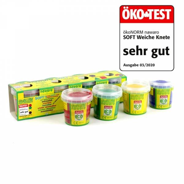 ÖKONORM SOFT-Knete nawaro, 4er Set