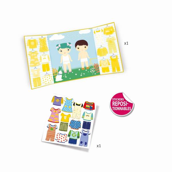 DJECO Sticker: Kleidung