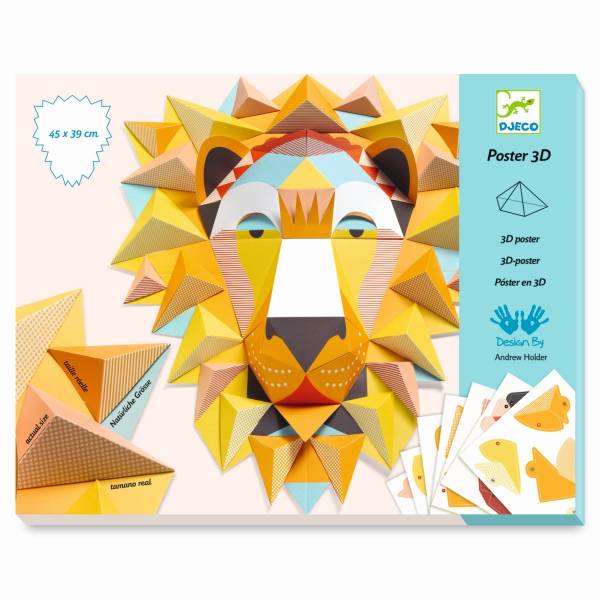 DJECO Papierkunst 3D König