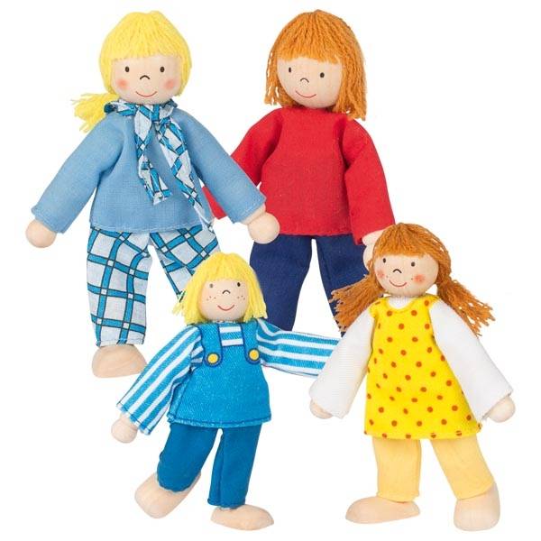 GOKI Biegepuppen Junge Familie