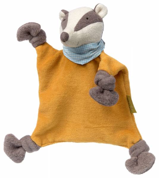 SIGIKID Organic Schnuffeltuch Dachs Kasimir