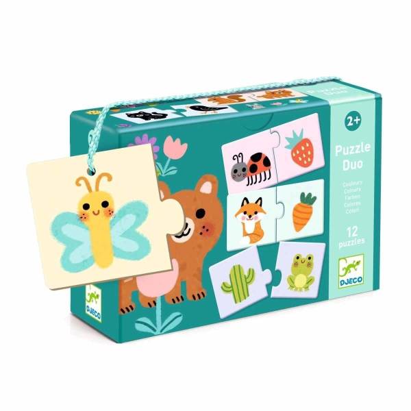 DJECO Duo-Puzzle: Farben