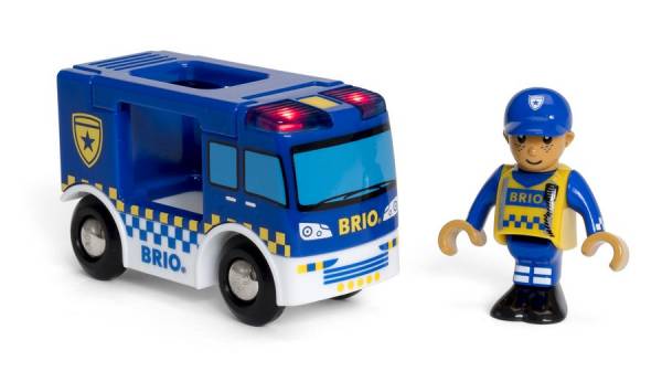 BRIO Polizeiwagen mit Licht